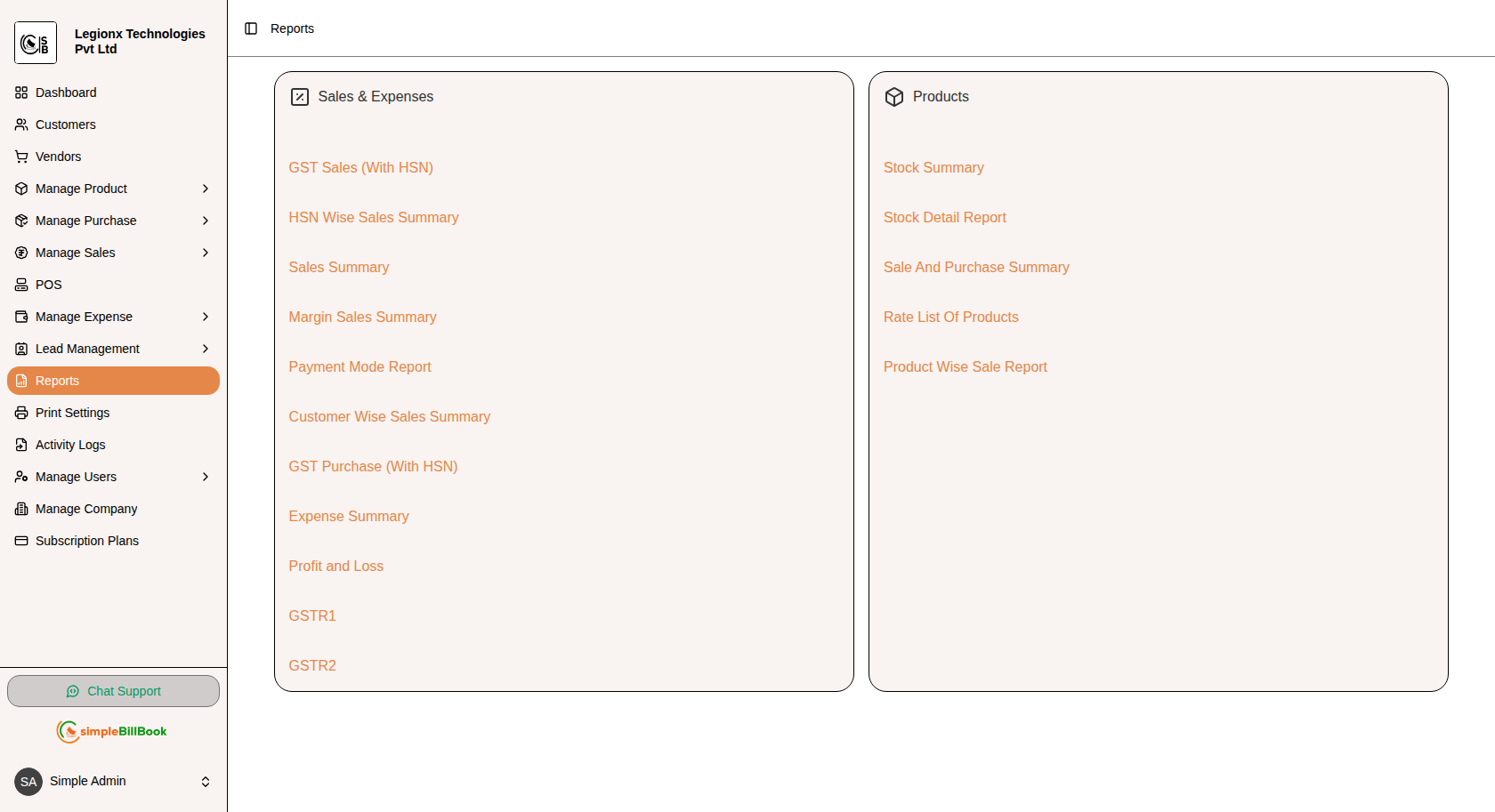 Reports Dashboard
